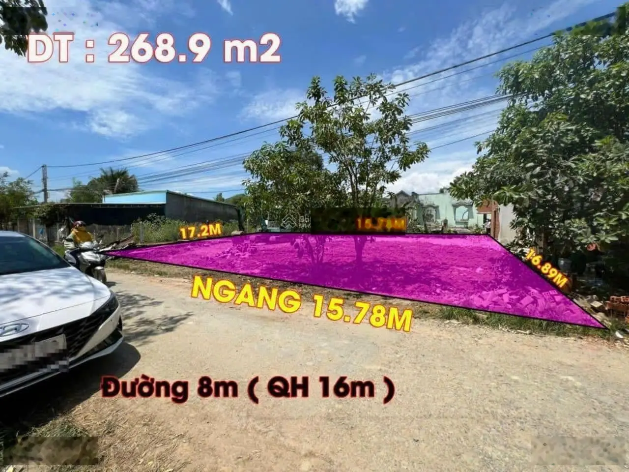 Ngang 15m chủ hạ giá lô diên đồng 739tr có thổ