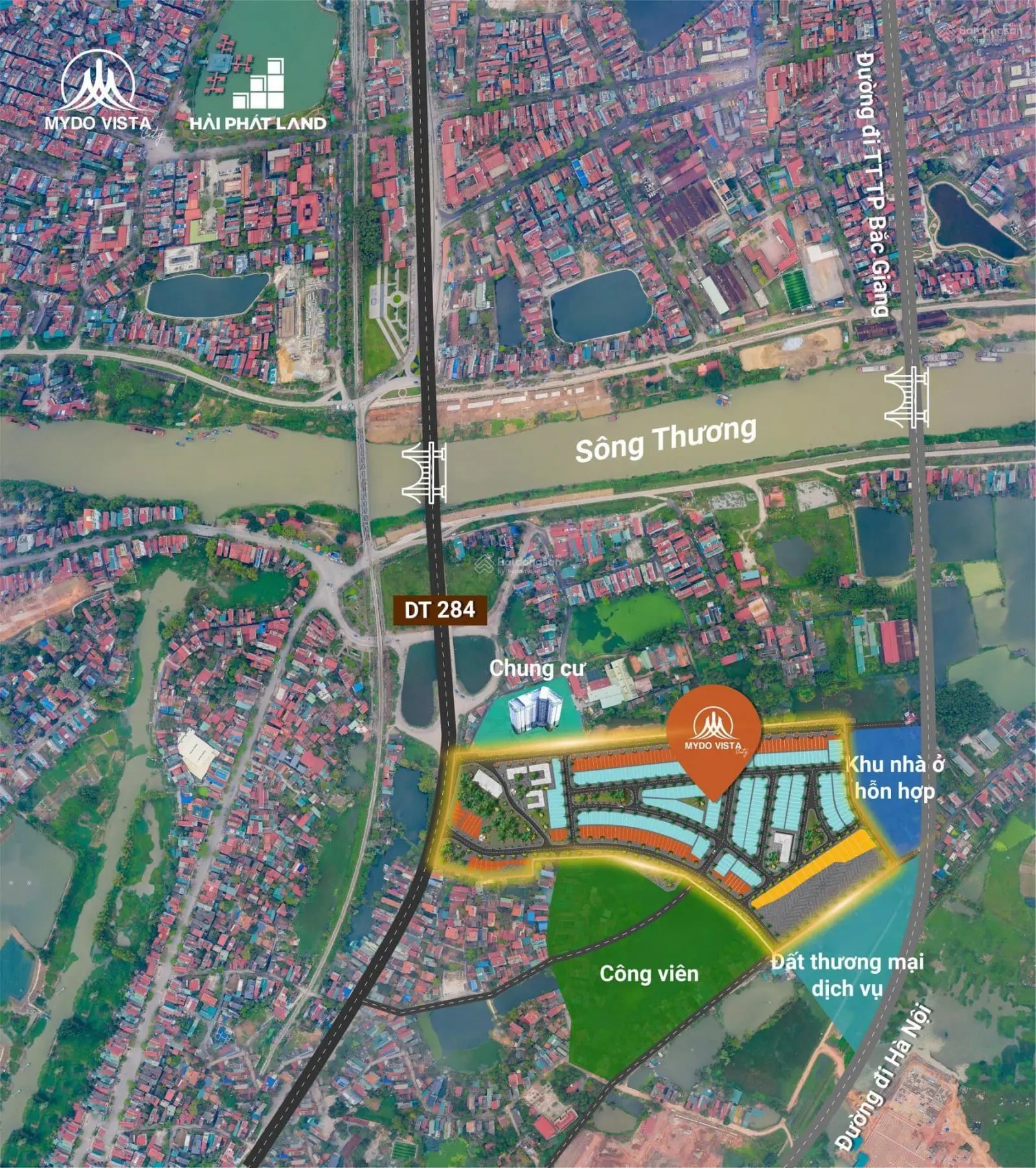 Bán đất nền Suất ngoại giao dự án Mỹ Độ Vista City Bắc Giang giá tốt, vị trí đẹp