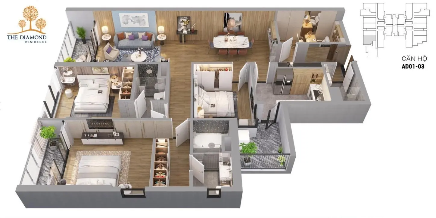 Mở bán quỹ căn Ngoại Giao VIP ĐẸP nhất The Diamond 25 Lê Văn Lương. Nhận nhà ngay, Sổ Hồng trao tay