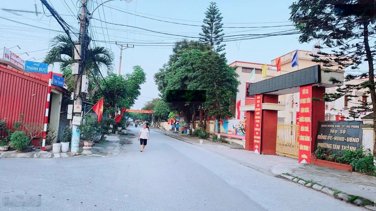 Bán lô đất ngõ 113 TÂN THÀNH, DƯƠNG KINH - Diện tích : 100m2 ( 5 x 20 ) Đường nhựa 10