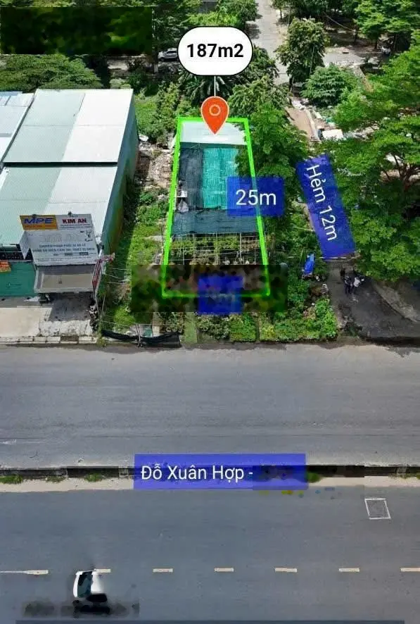 Bán lô góc 187,5m2 Đỗ Xuân Hợp đối diện Global City, 8x25m sổ cá nhân, XD 1 hầm 5 tầng gần 49 tỷ TL