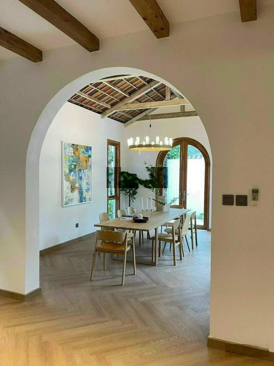 Biệt thự đẹp vào ở ngay, thiết kế phong cách Địa Trung Hải, vườn nhật, khuôn đất siêu đẹp 20X25