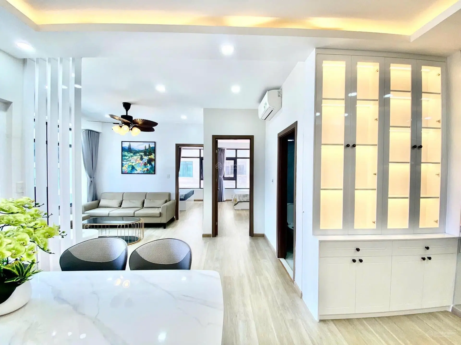 Bán căn góc Mường Thanh Viễn Triều, , Nha Trang, căn 520 toà 1B giá 2tỷ 280, 67m2, Full nội thất