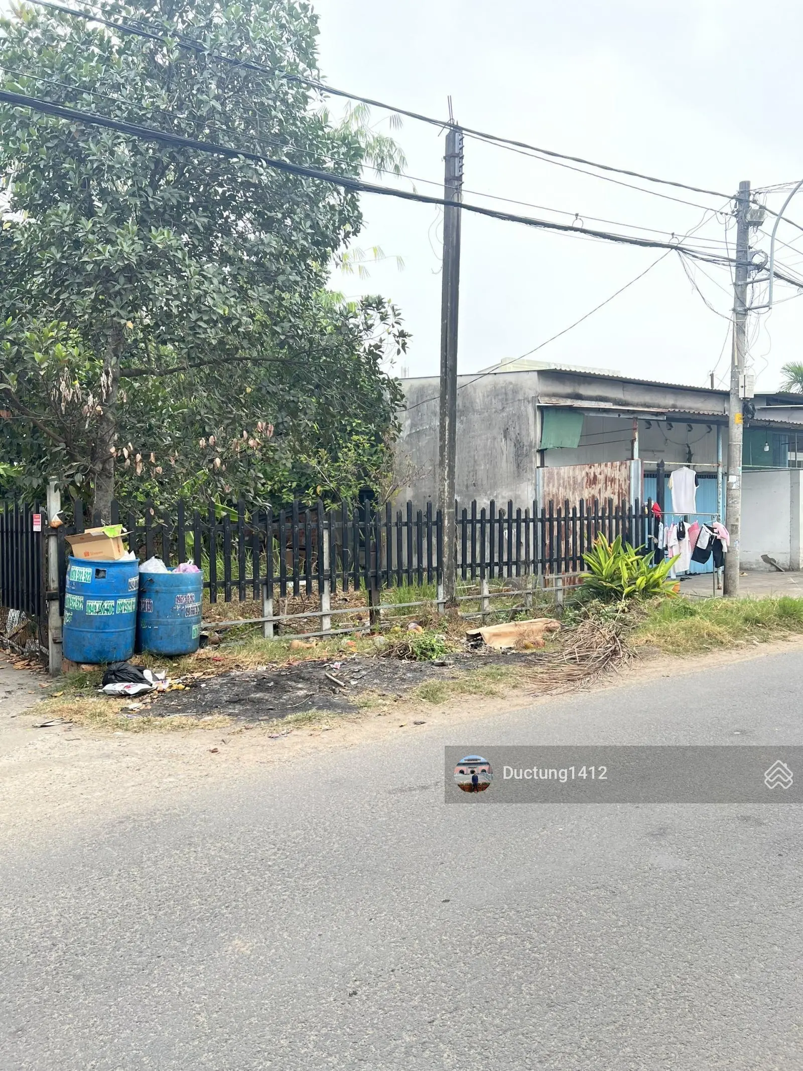 Dãy trọ ngay chợ Trảng Bàng, 5x22m = 114m2, nở hậu, 5 phòng cho thuê kín, sổ riêng