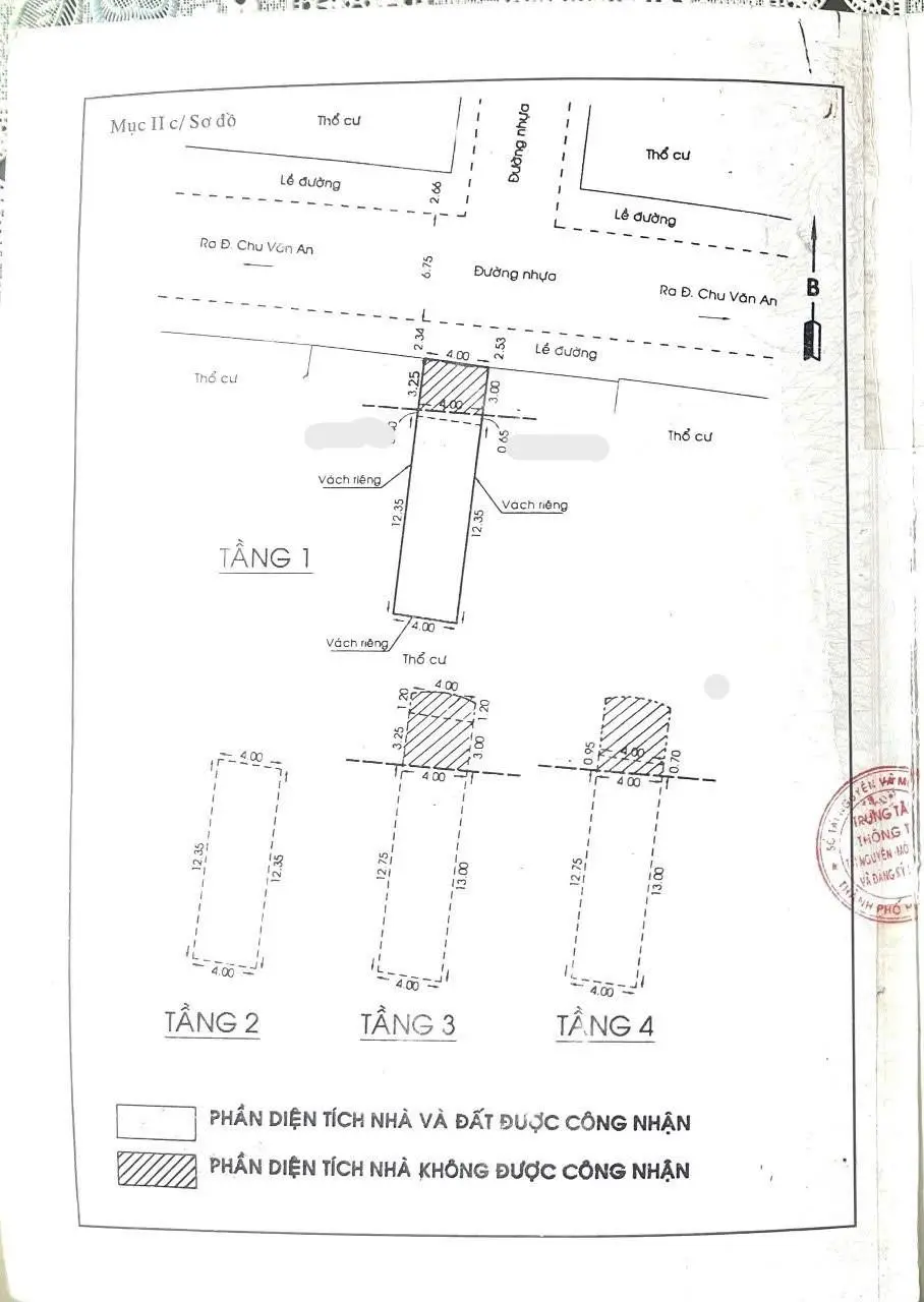 11.7 tỷ: MT Đg 5 Cư Xá Chu V An, P26, Bình Thạnh: 4x16, 4 lầu, 4pn, 3wc, nhà đẹp, tốt.