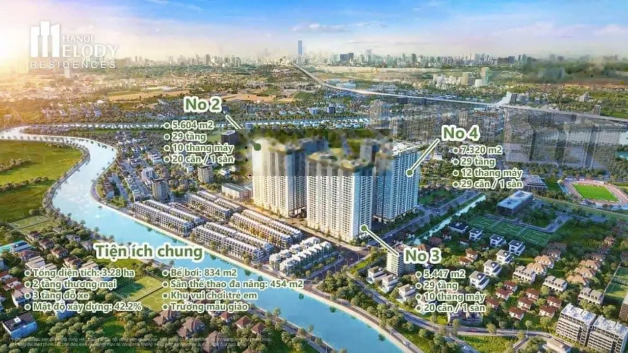 Cần bán gấp căn 2PN suất ngoại giao hướng đẹp view Công Viên Yên Sở dự án HN Melody Linh Đàm