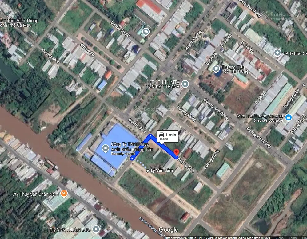 Bán gấp đất nền tại KĐT Hoàng Tâm, Cà Mau giá rẻ 8 triệu VND, 150m2 hàng hiếm, 5 nền liền nhau