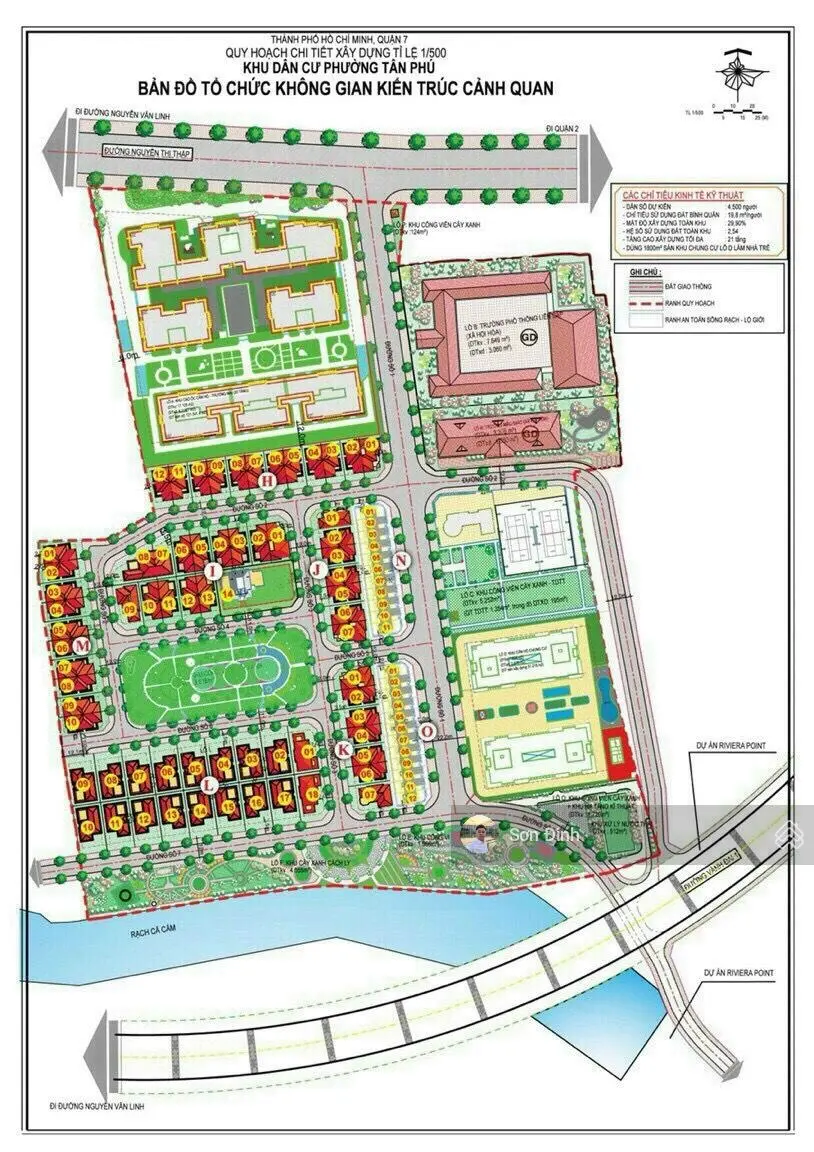 Bán biệt thự tại CityLand Riverside, 42 tỷ, 220 m2, 6PN, 5WC, Q7, HCM, Hot!