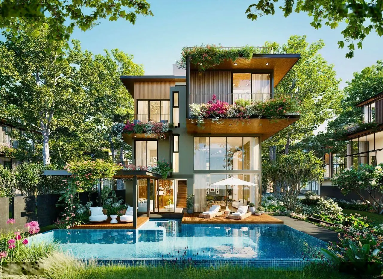 Căn biệt thự đảo mặt sông giá tốt nhất Ecovillage, vị trí góc đẹp giá 17tỷ7 100% LH: 0963 552 ***