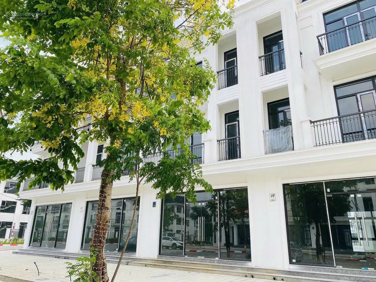 Căn nhà vườn liền kề 135m2, mặt đường 24m, đi 50m là đến công viên TP 20 hecta, chỉ 6x triệu/m2.
