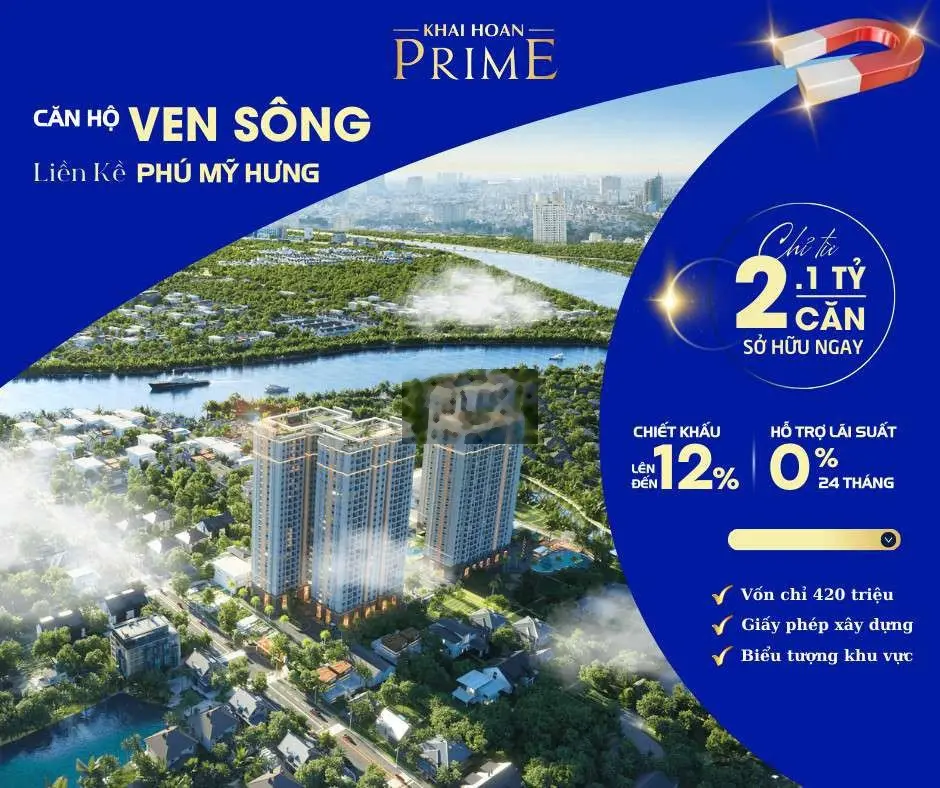 CĂN HỘ KHAI HOÀN PRIME MẶT TIỀN LÊ VĂN LƯONG CHỈ TỪ 480TR