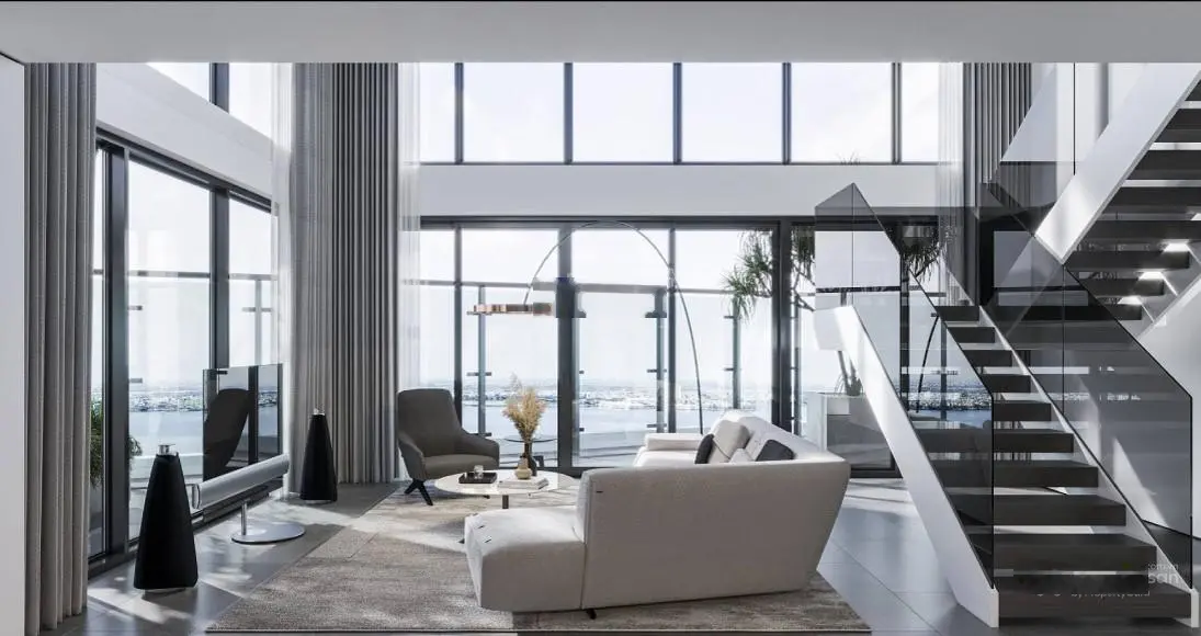 Bán Căn hộ penthouse Lancaster Lumi Hiếm DT Siêu Rộng 500m2 Săn Mây, ngắm thành phố tầng 29.