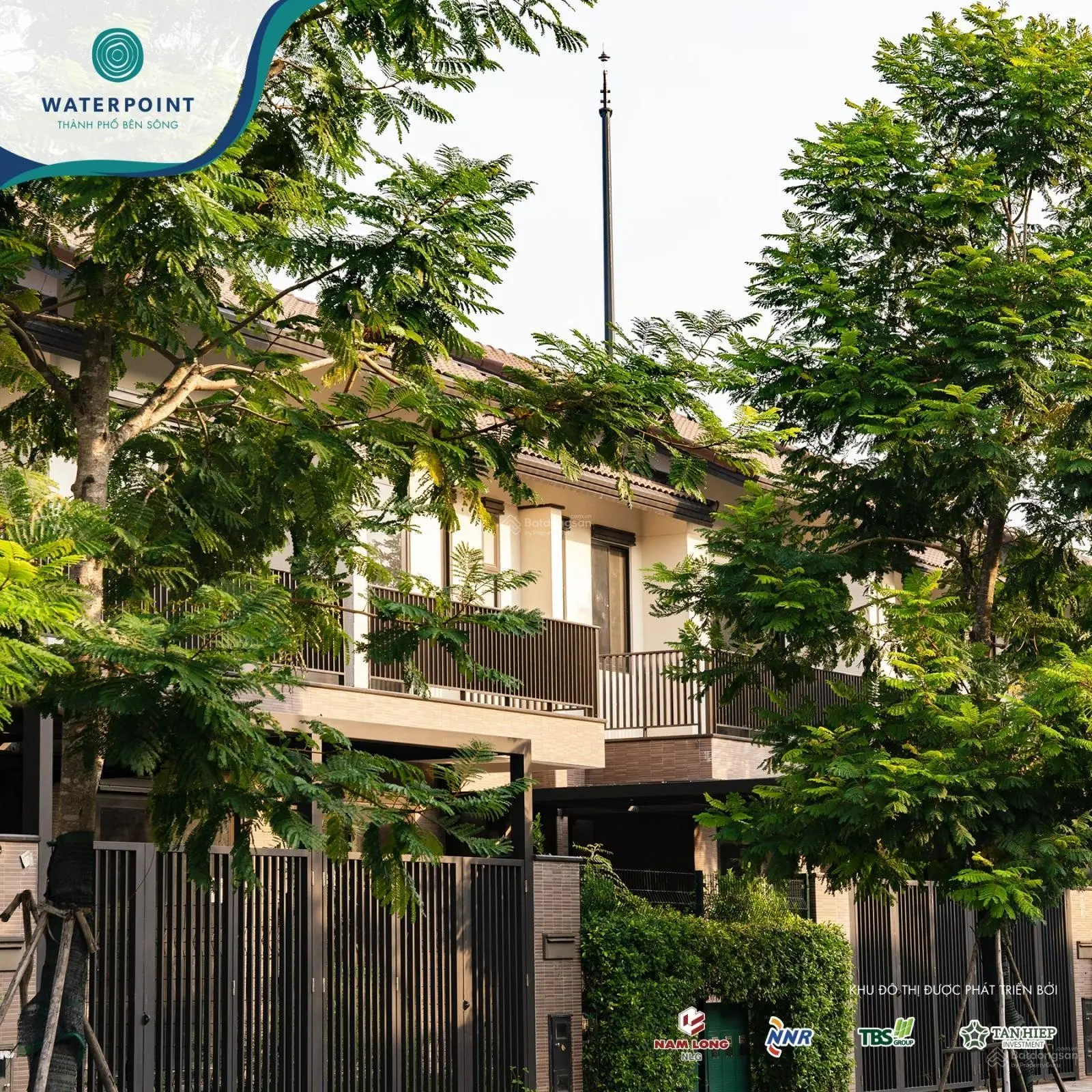 Bán nhà phố vườn tại Waterpoint giá tốt nhất. 1 trệt 1 lầu giá 3.190tỷ, 1 trệt 2 lầu giá 3.65tỷ