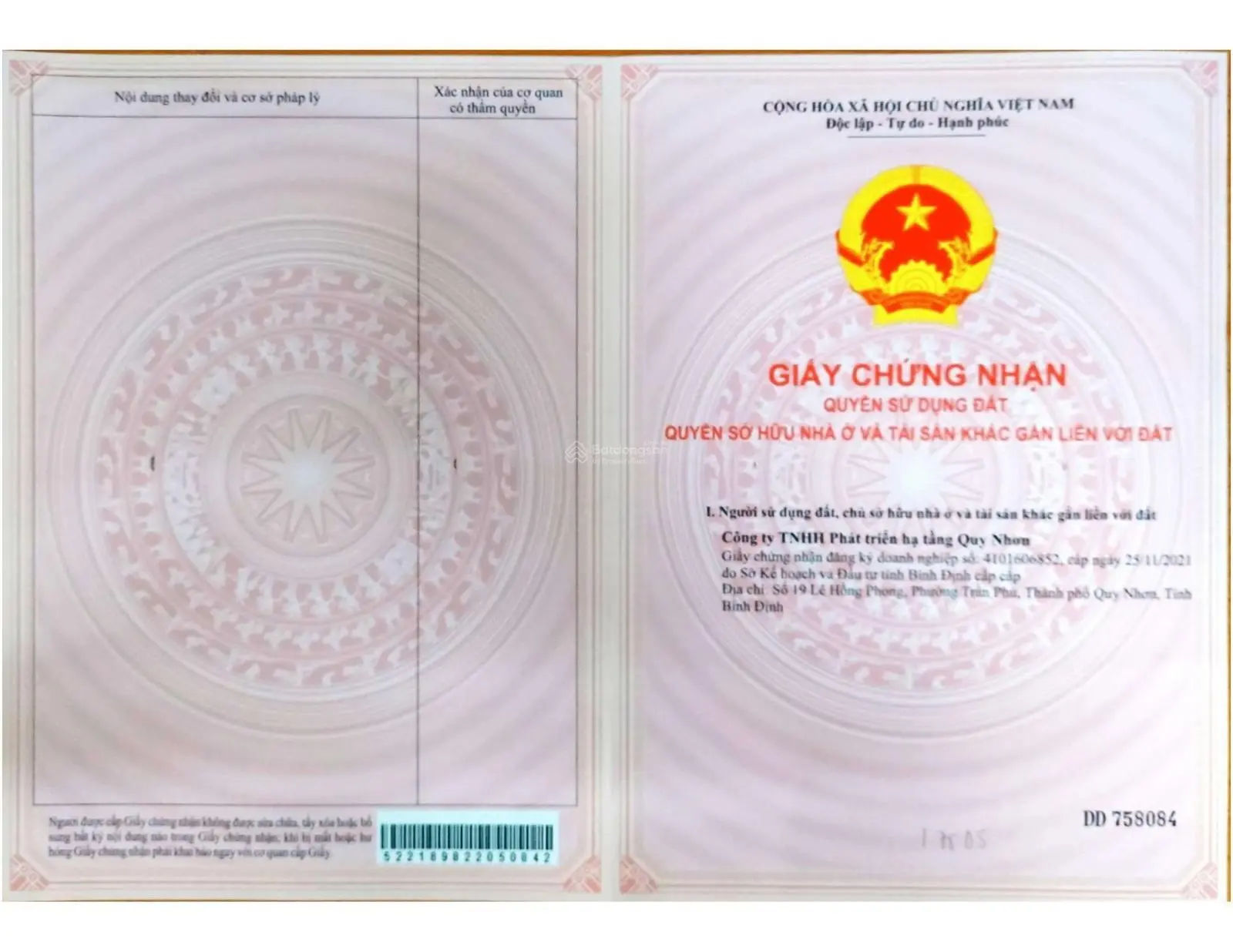 Cần bán lô đất đấu giá Cát Tiến - Bình Định