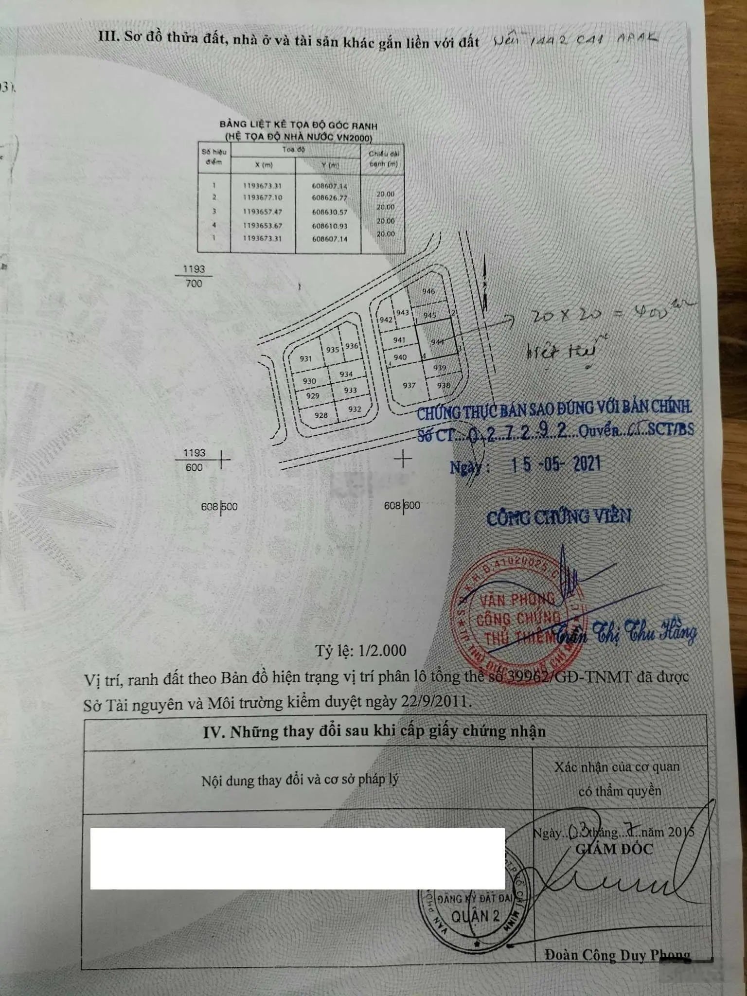 Bán đất 20x20 mặt tiền Bùi Tá Hán, KĐT An Phú An Khánh giá rẻ - 0909924624
