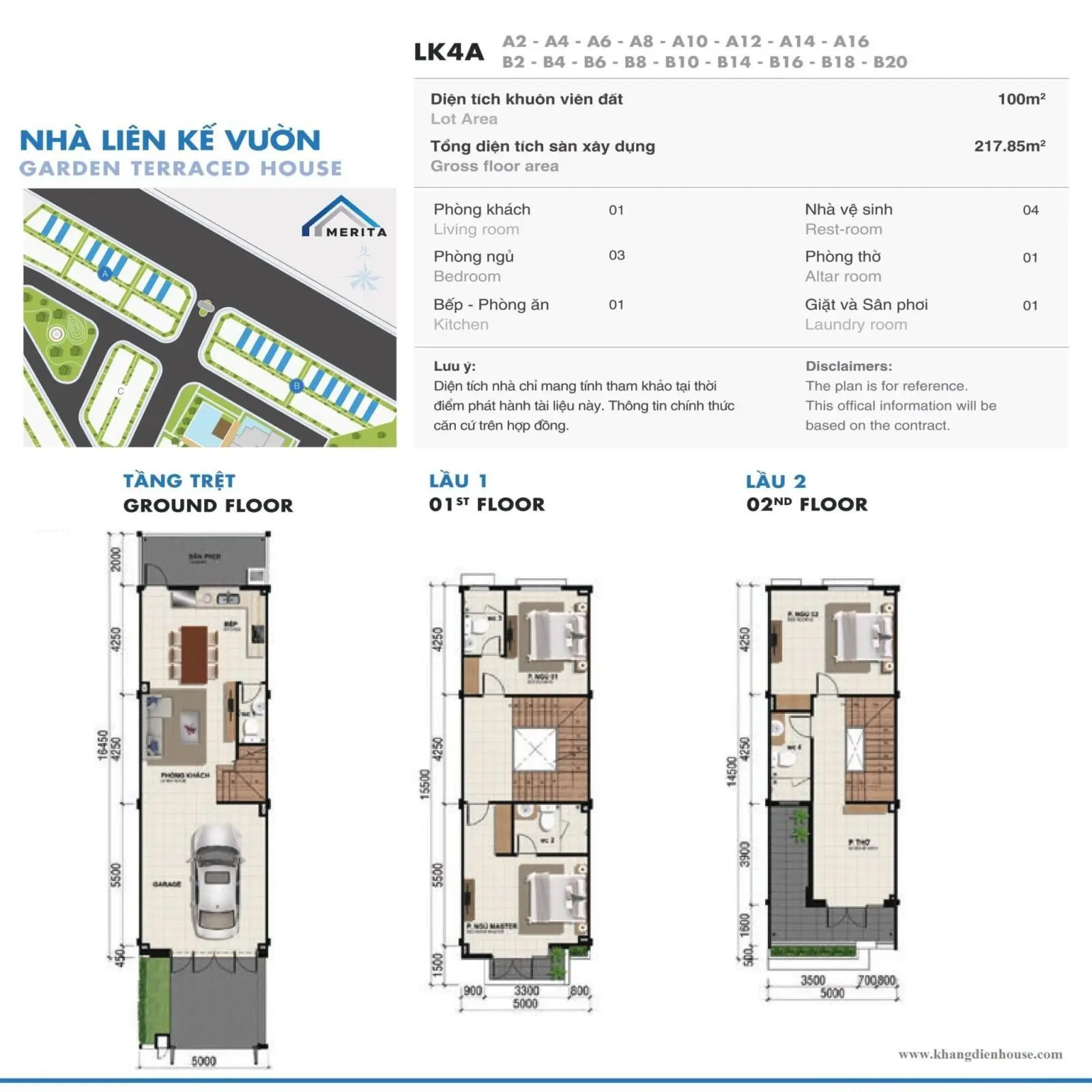 Cần bán căn Merita Khang Điền - Giá 13.9 tỷ - DT 5x17m view công viên. Sổ hồng sẵn. Gọi Kim Hậu