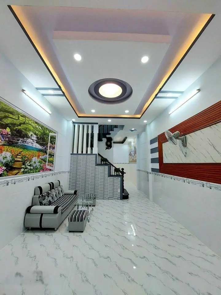Nhà đẹp kinh doanh tốt 1trệt 1lầu 5x17=85m2 Trần Đại Nghĩa Tân Kiên gần Vòng Xoay An Lạc Bình Chánh