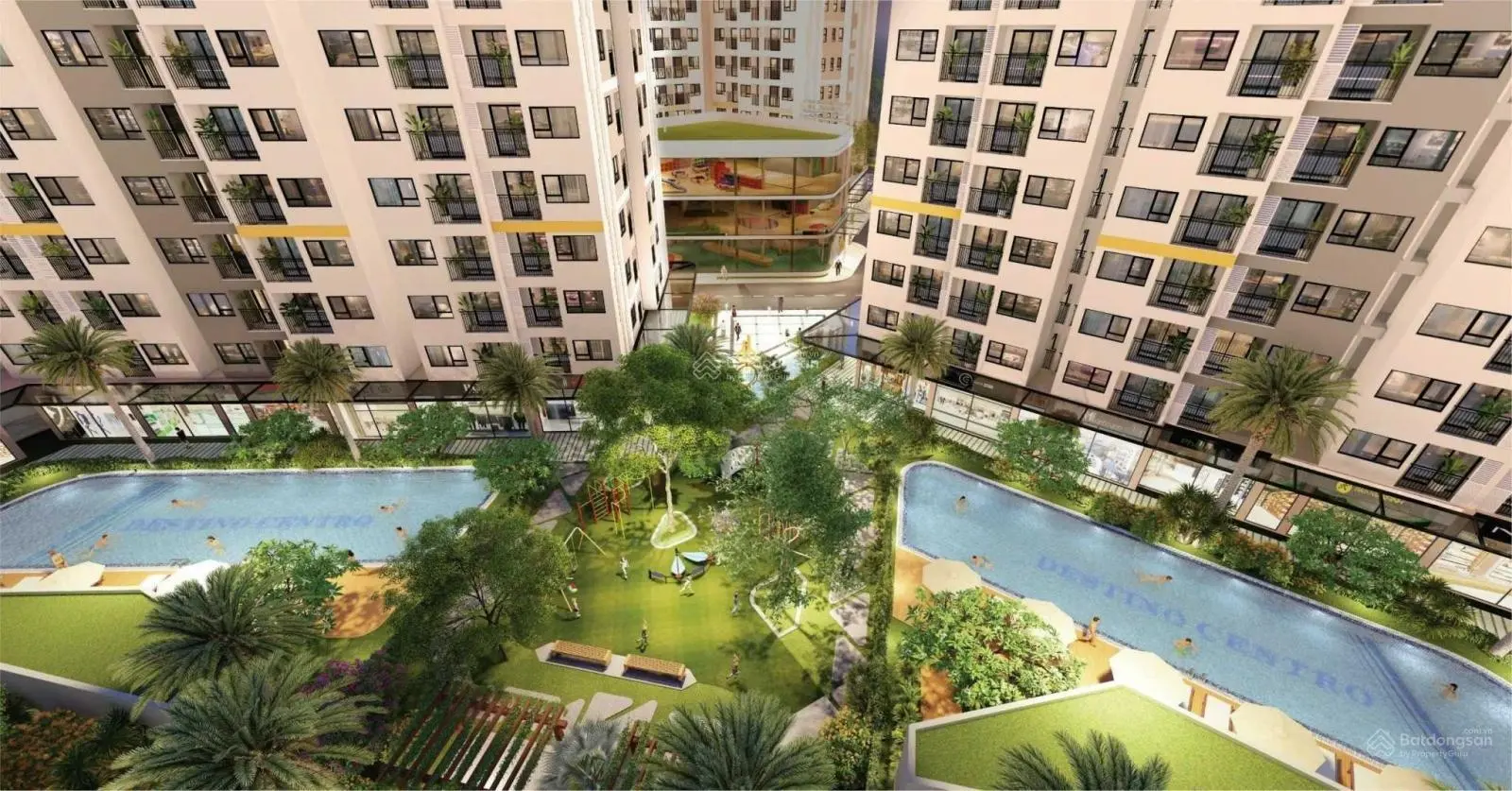 Mở bán đợt đầu dự án Destino Centro. Chỉ 450tr sở hữu ngay căn hộ 2PN - 55m2