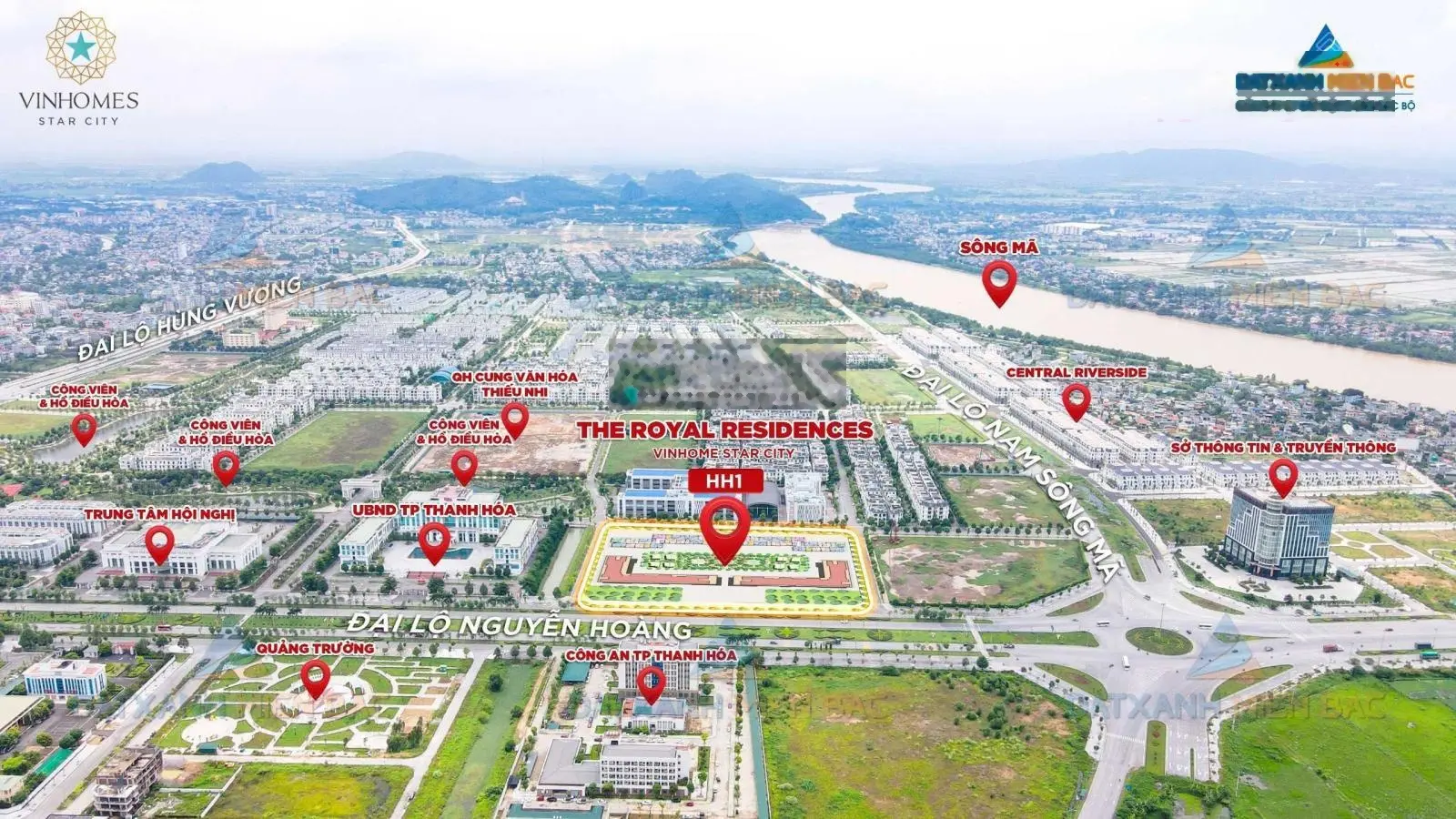 Căn hộ 2PN The Royal Residence - Vinhomes Star City. CĐT: 0919 959 ***