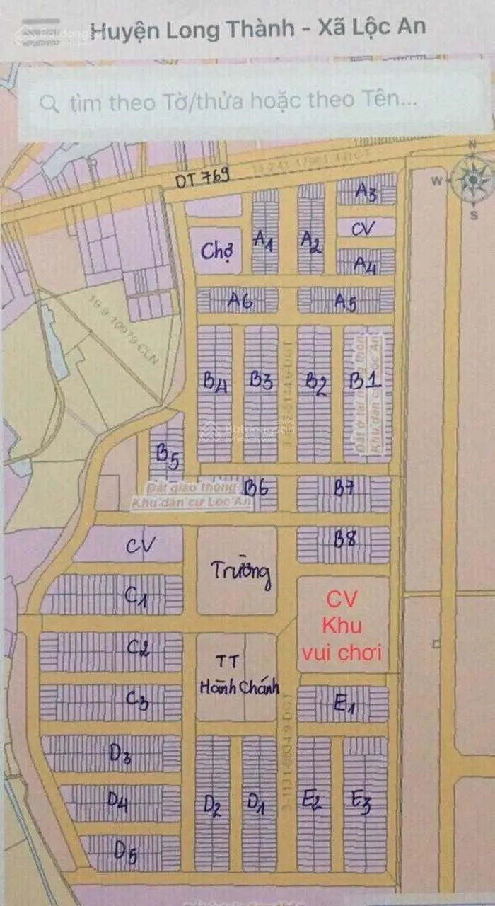 Bán dự án D2D Lộc An. LH 0901 301 ***