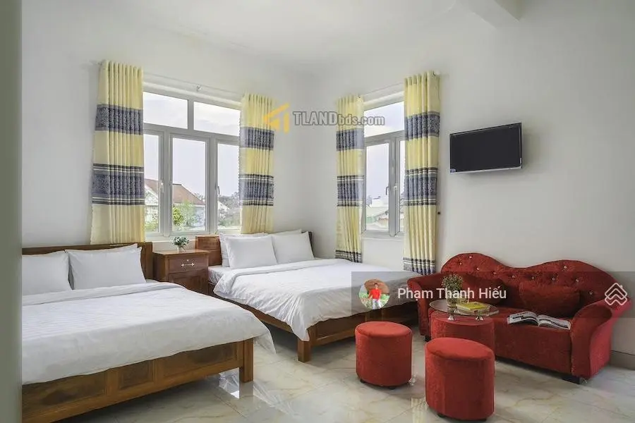 Villa 4 tầng hẻm ô tô lớn Mai Anh Đào, P8, Đà Lạt, mặt tiền 25.27m đối diện thung lũng tình yêu