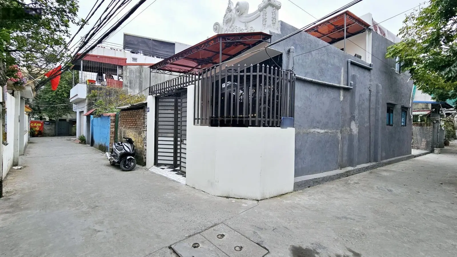 Cực hiếm. Nhà An Đà căn góc 2 tầng, ngõ trước nhà 5m, sân cổng riêng, để lại full đồ chỉ 1,75 tỷ