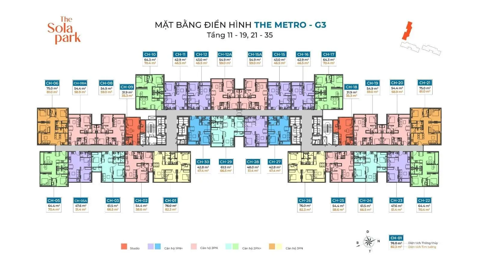 2PN The Sola Park đóng tiền trong 3 năm 1,46 tỷ or 0% lãi gốc 3 năm chỉ 490tr. 0đ phí dịch vụ 2 năm