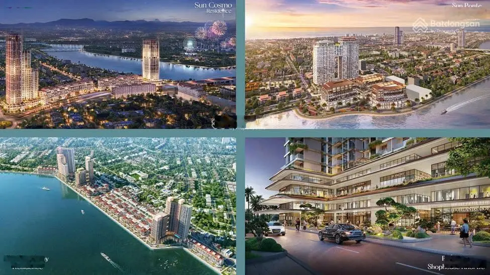 Sun Group mở bán Shophouse Khối đế 2 tầng view sông Hàn Sun Ponte - Cosmo - Symphony Đà Nẵng