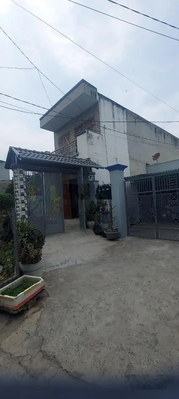 Nhà 1 trệt 1 lầu, SHR, 100m2 (5x20m) full thổ cư, xã Tân Thông Hội, giá 1tỷ350