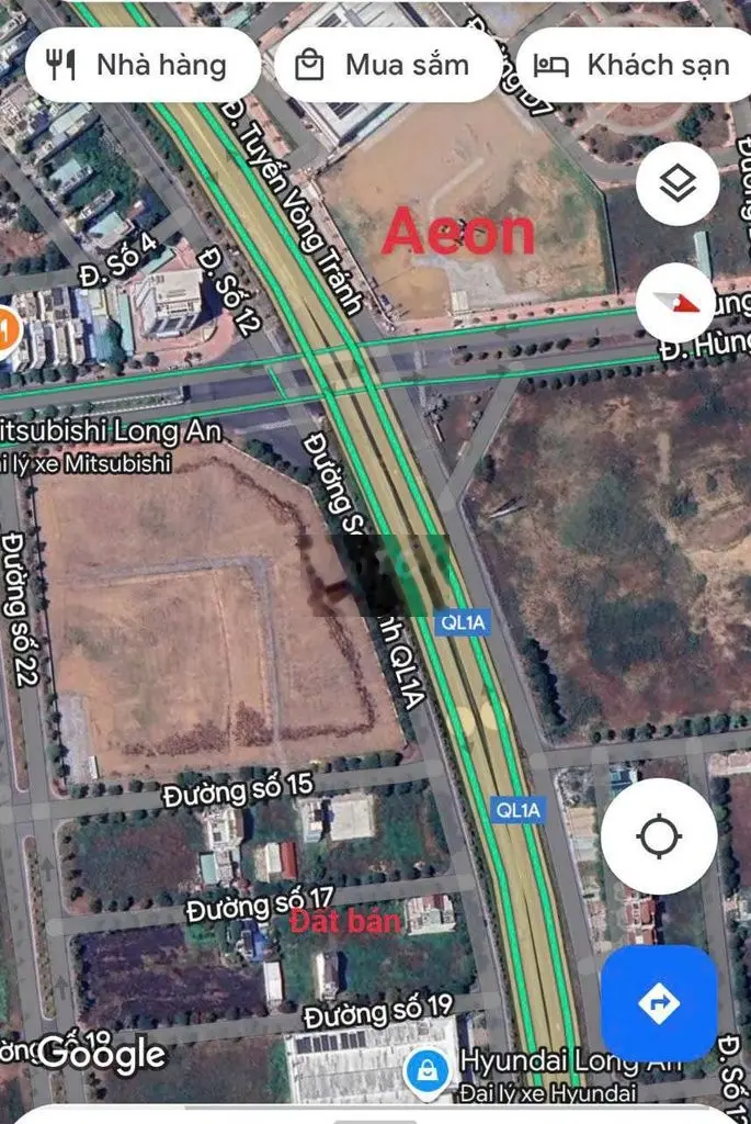 Lô đất đs 17 khu hành chính tỉnh, P6 TP Tân An