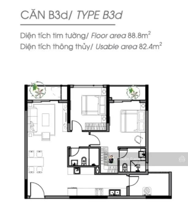 Rẻ nhất! Bán căn hộ 2PN 2WC - Diamond Alnata - Celadon City giá chỉ 4.2tỷ nhận nhà ở ngay