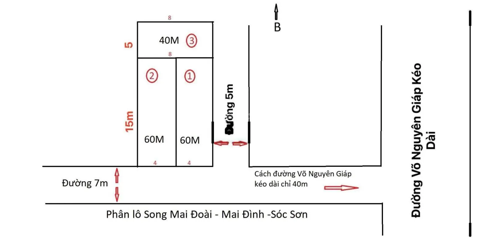 Còn sót lại giá hời giá 1,2x tỷ bé đường 4,5m oto thông Song Mai Đoài, Mai Đình, SS