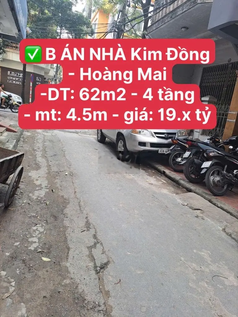 BÁN NHÀ Kim Đồng - Hoàng Mai