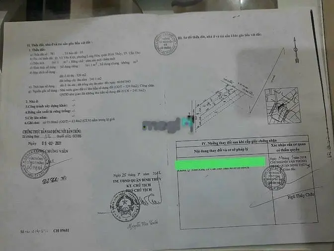 Bán kho 1043m2 mặt tiền Võ Văn Kiệt gần sân bay Trà Nóc, Cần Thơ