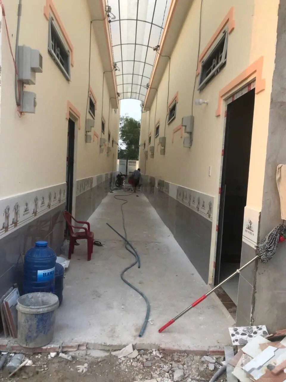 Bán 2 căn nhà lầu+8 phòng trọ (10x47m),full thổ, hoàn công,Hoà Phú, Củ Chi