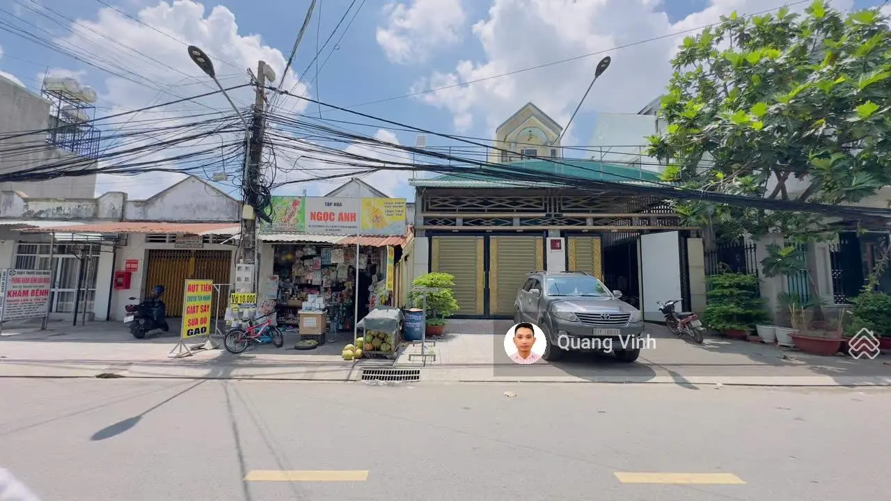 Nhà ngay chợ Thông Dụng, 281m ngang 10m full thổ cư, 1435 Thuận An Bình Dương