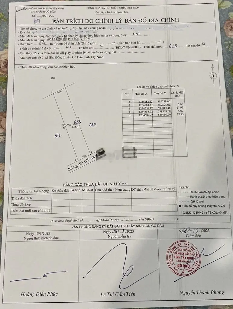 SÁT BÊN HÔNG KCN PHƯỚC ĐÔNG 6X27 THỔ CƯ HẾT ĐẤT.CHỈ 4xx(x siêu nhỏ)
