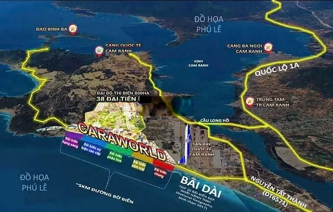 Cara World Cam Ranh ra mắt Sông Town chỉ 699tr sở hữu Nhà phố bên Biển