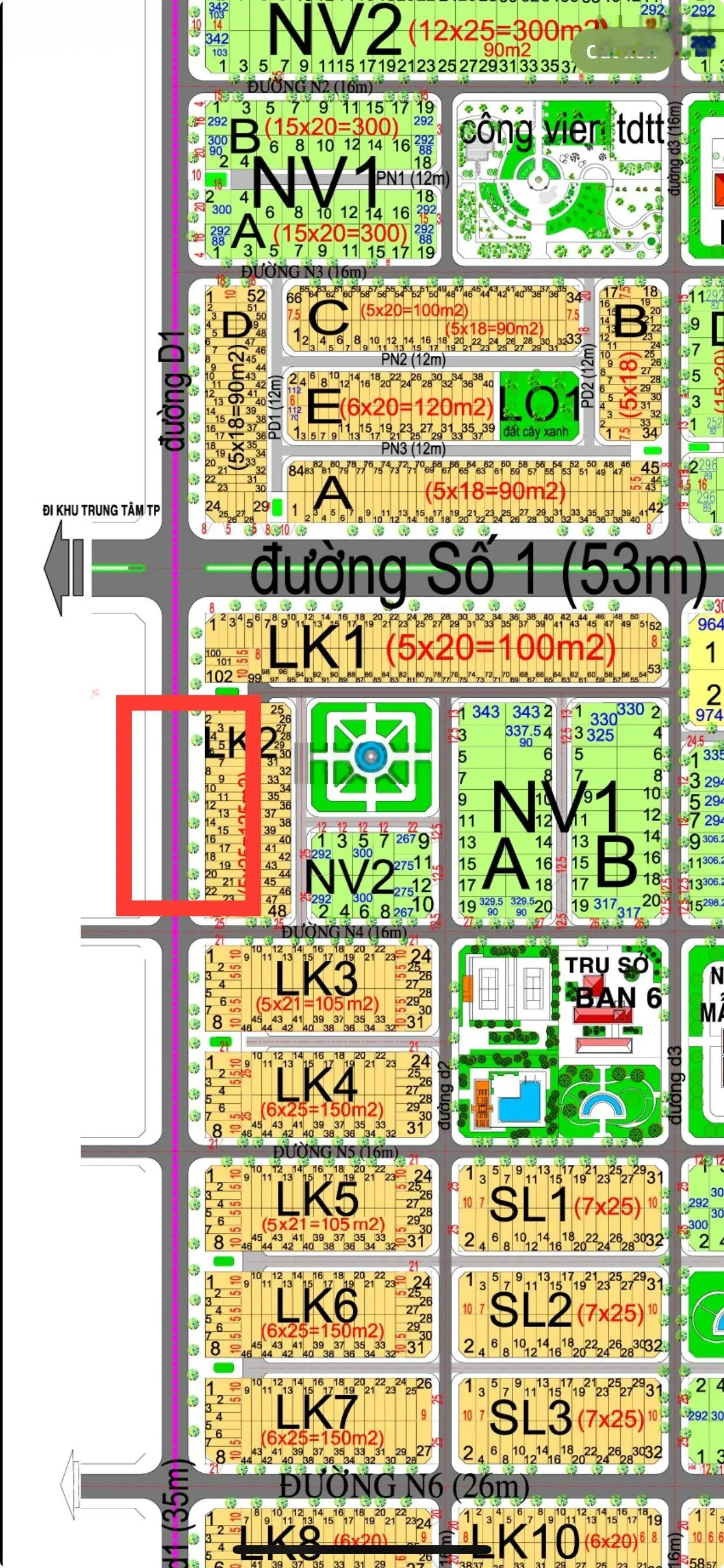 Cần bán nhanh nền đất mặt đường 35m(D1)125m2 trong dự án HUD tại xã Phước An - Long Thọ, Nhơn Trạch