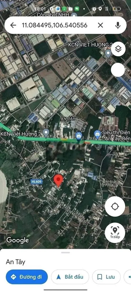 Hot Hot! Đất ngay tại An Tây, Bến Cát, Bình Dương 377m2 chỉ 1.05 tỷ.