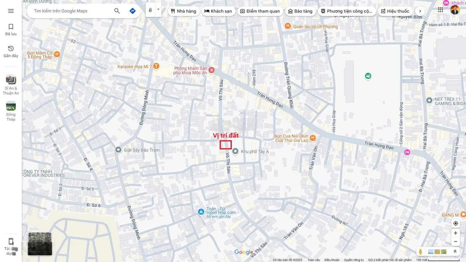 Bán nhà 1T2L 5x20m hoàn công, mặt tiền Võ Thị Sáu p.Đông Hòa, thổ cư 100%