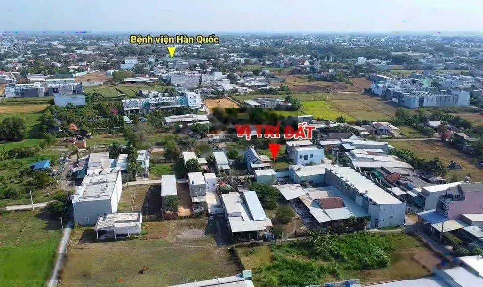Bán lô đất xây trọ 370m2 - giá bán rẻ chỉ 1 tỷ 800 triệu - gần chợ Mỹ Hạnh Nam - khu công nghiệp