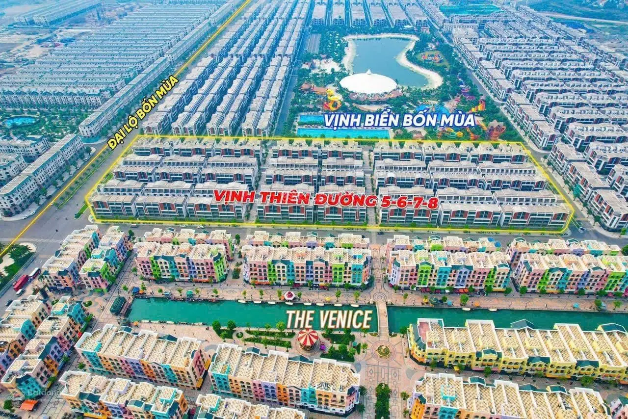 Bán gấp 1 căn phân khu vịnh thiên đường - cạnh biển paradise + sau mega grandword (giá tốt)