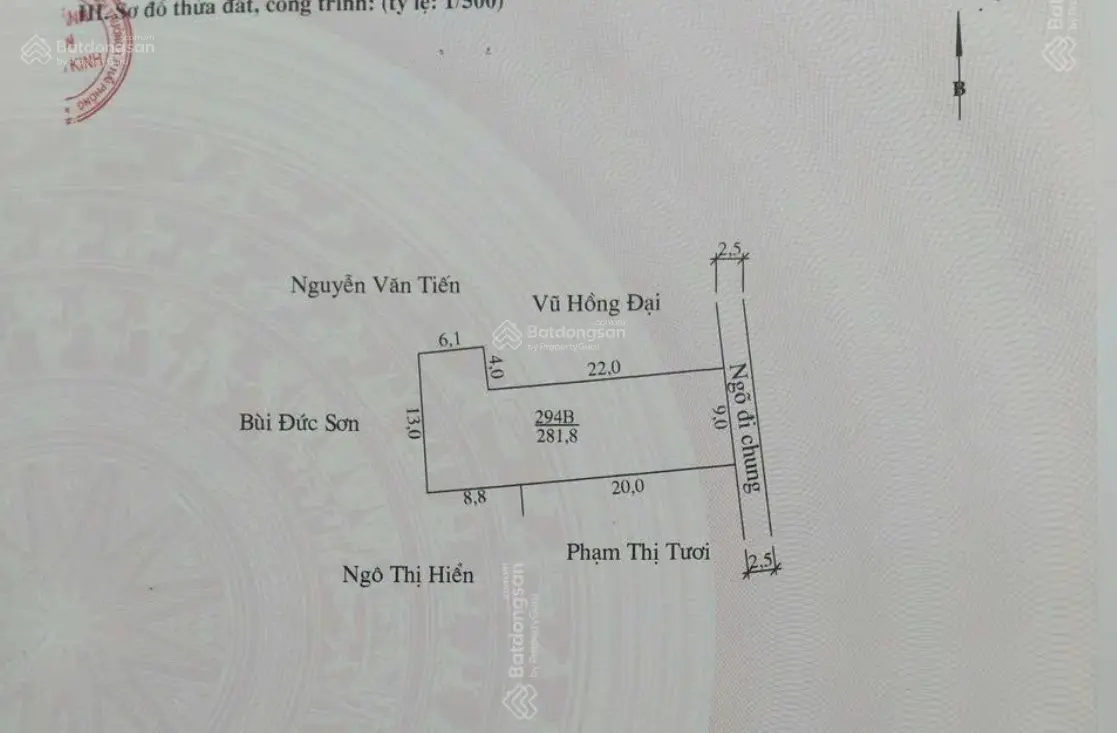 Bán lô đất siêu hiếm tại Phú Hải, Anh Dũng, Dương Kinh, Hải Phòng, giá siêu hời 6,2 tỷ, 283 m2