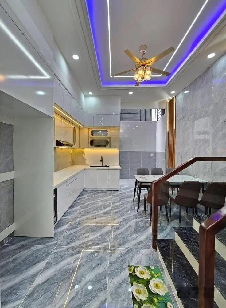 Nhà Sổ Hoàn Công Phường Bình Chuẩn, Tp Thuận An Full Nội Thất.