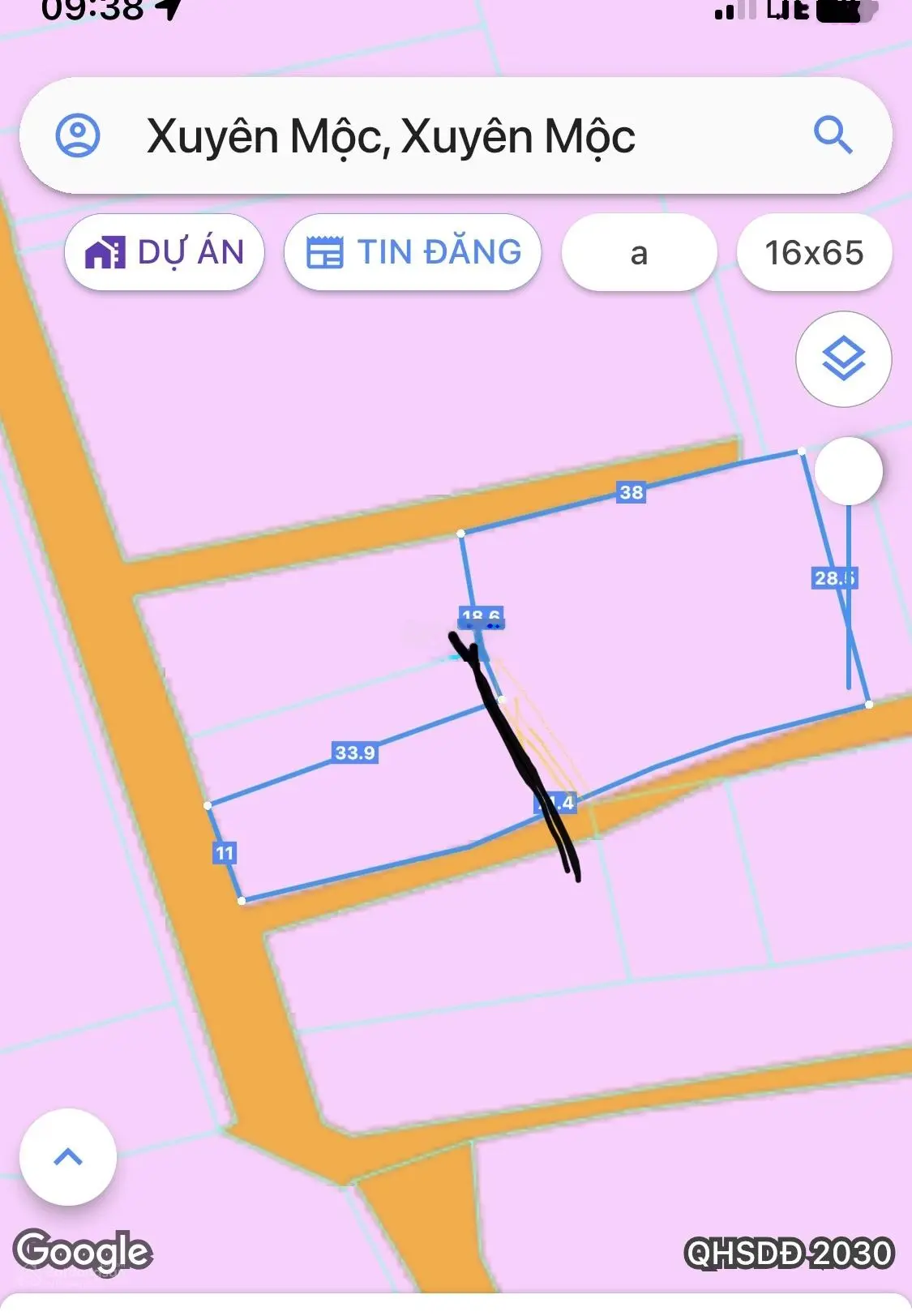 Nhà đất 2 MT đường hướng đẹp - Mát mẻ cho nhà vườn - cần bán 0965 616 ***
