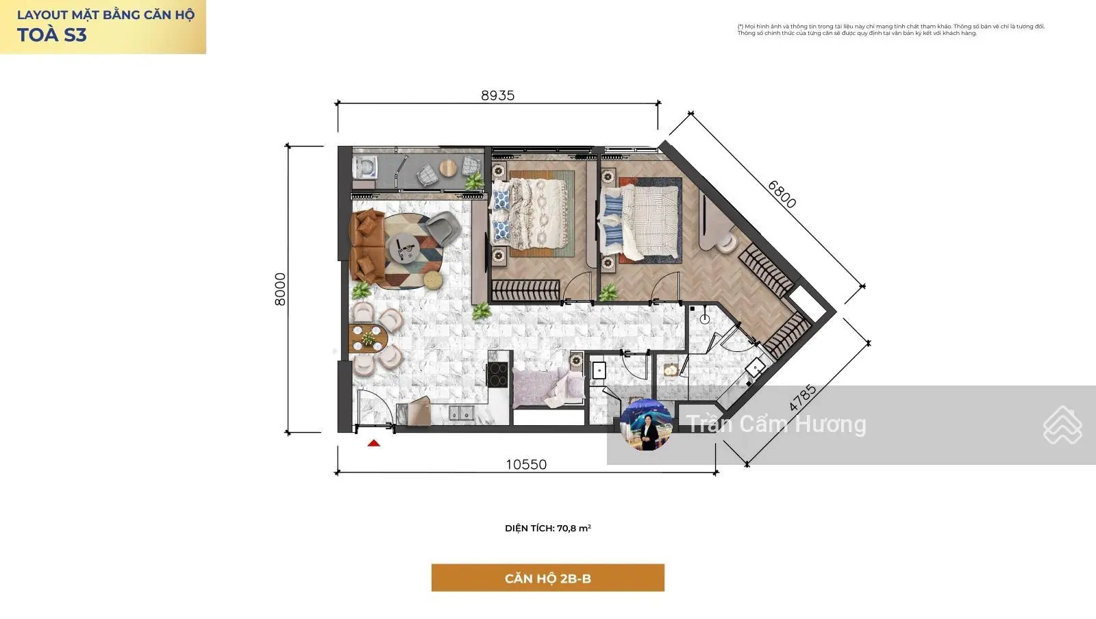 Cẩm Hương - Căn vip S3A-20-07, căn 07 vip nhất dự án Sym/ có 1% Early Booking/ có hỗ trợ vay 70%