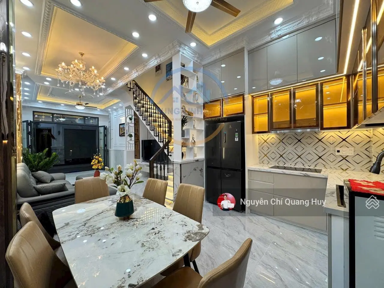 Nhà Phố KDC cao tầng đồng bộ - Đường rộng 8m Đào Tông Nguyên - 4m x 12,5m - Có gara xe - Giá 6,9 tỷ