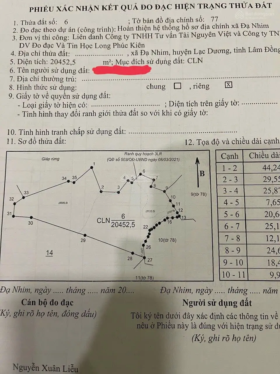 Chính chủ bán lô lô thung lũng - giá cực ưu rẻ tại Đạ Nhim, Lạc Dương, Lâm Đồng