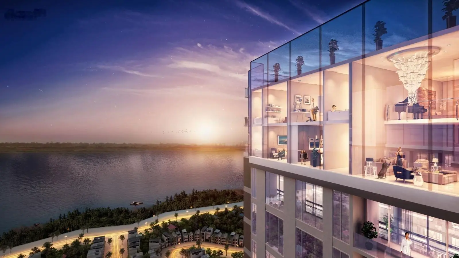 Độc Quyền quỹ căn 2PN, 3PN, 4PN, Duplex. View Trực diện Hồ Tây. Cam kết giá tốt nhất